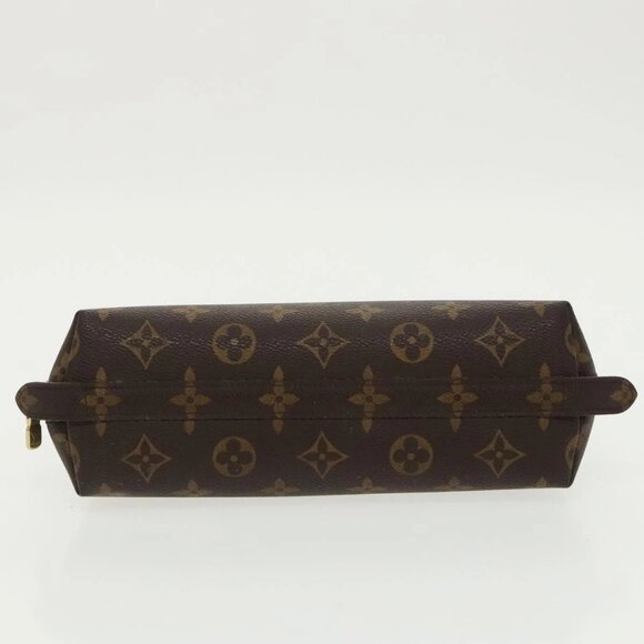 LOUIS VUITTON Monogram Trousse Demi Ronde Cosmetic Pouch M47520 LV Auth 98575 - Picture 7 of 16